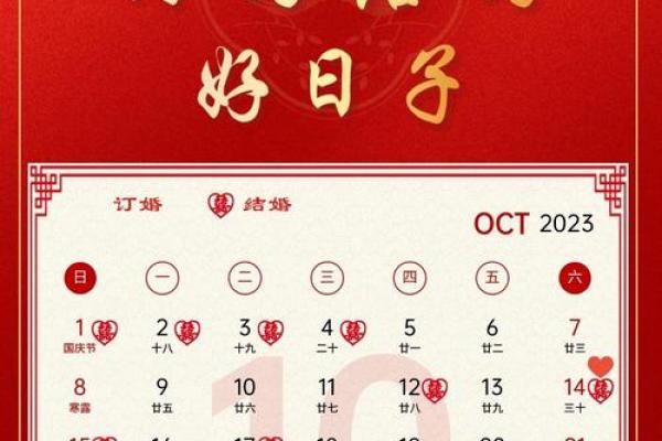 适宜订婚的黄道吉日
