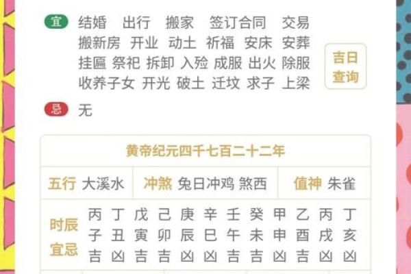2025年的农历黄道吉日查询