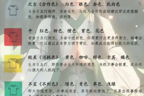 每日五行穿衣指南2025年4月24日