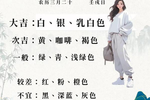 每日穿衣搭配五行2025年4月14日 每日穿衣搭配五行2025年4月14日