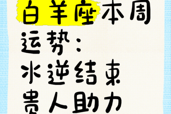 白羊座本周运势大全(白羊座本周运势)