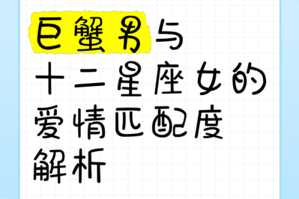 巨蟹男的占有欲有多强 巨蟹座和12星座的配对指数 巨蟹男的占有欲有多强 巨蟹座和12星座的配对指数