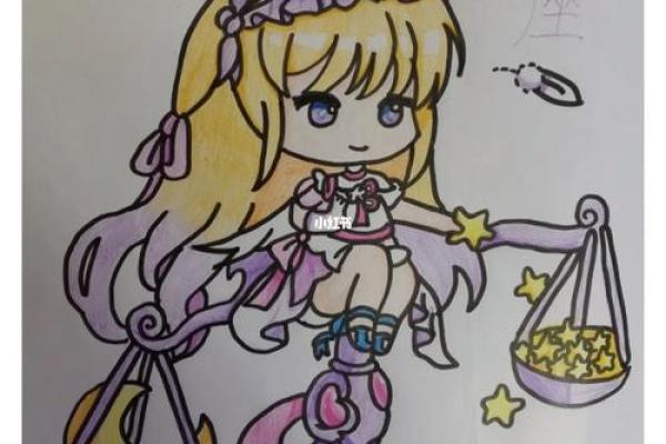 小学生手绘十二星座，绚丽多彩，让孩子掌握天文知识！