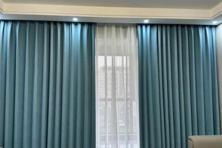 实例中，卧室窗帘风水旺的颜色