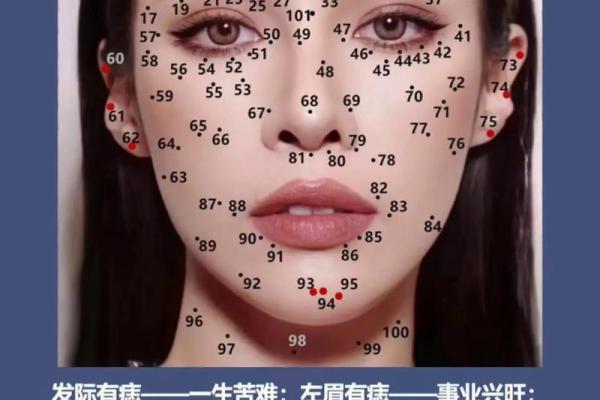 痣相算命，脸部痣相算命口诀
