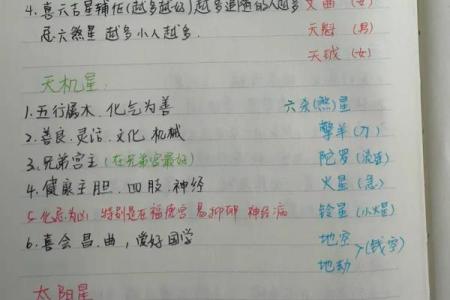 紫微斗数天机星的学习摘录分享