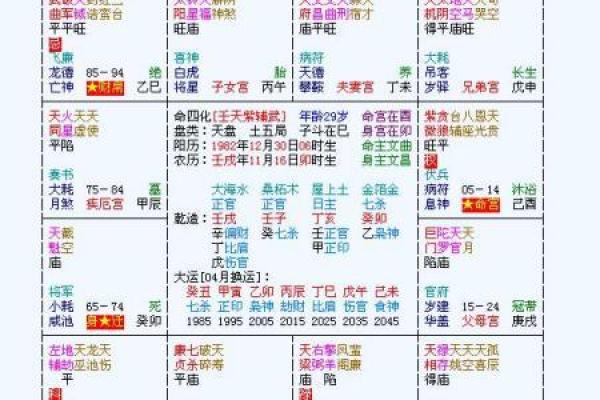 紫薇星盘星曜解析详解图 紫薇星盘星曜解析详解图