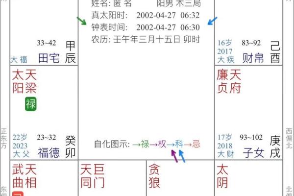 天机紫薇斗数长相