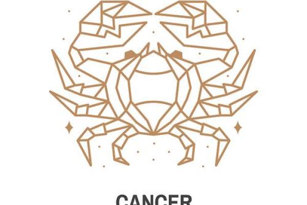 十二星座形状图简图手绘,巨蟹星座图