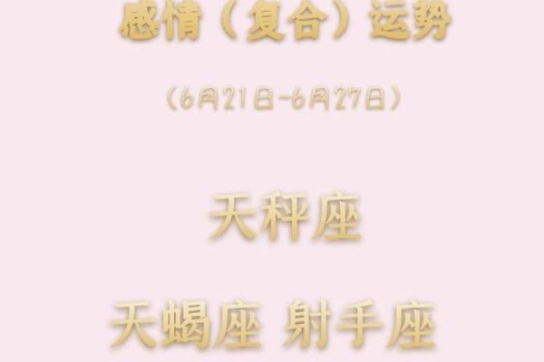 天秤星座运势感情