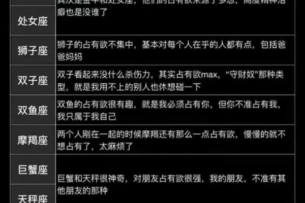 爱情里占有欲很强的四个星座，霸道强势