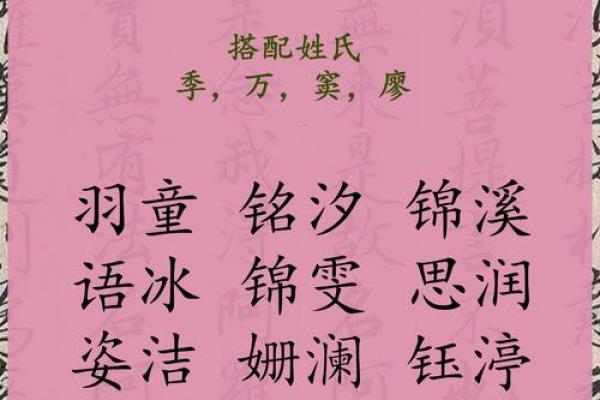 五格八字取名