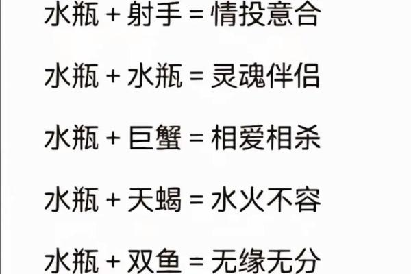 水瓶男最终娶的哪个星座最多