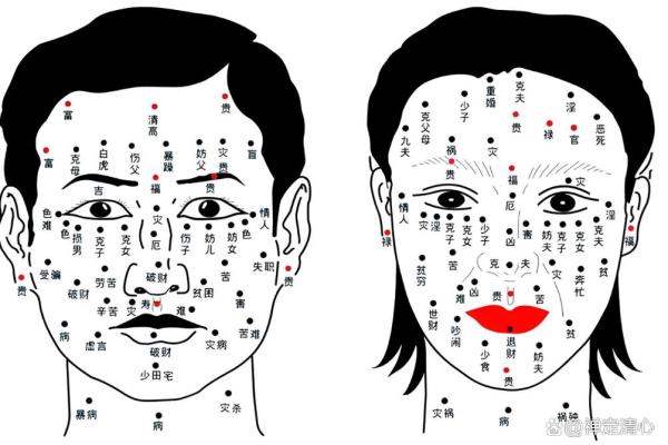 脸上胎记算命图解 脸上胎记算命图解