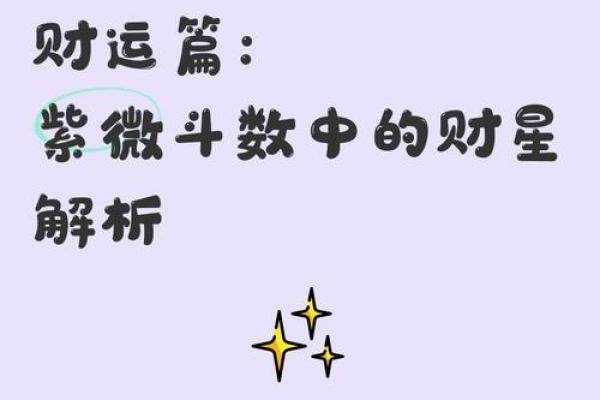 紫薇斗数中哪些属于财星 紫薇斗数中哪些属于财星